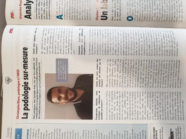 nouvel article dans Sport Eco n°760 du 28 octobre 2019 sur mon protocole de travail